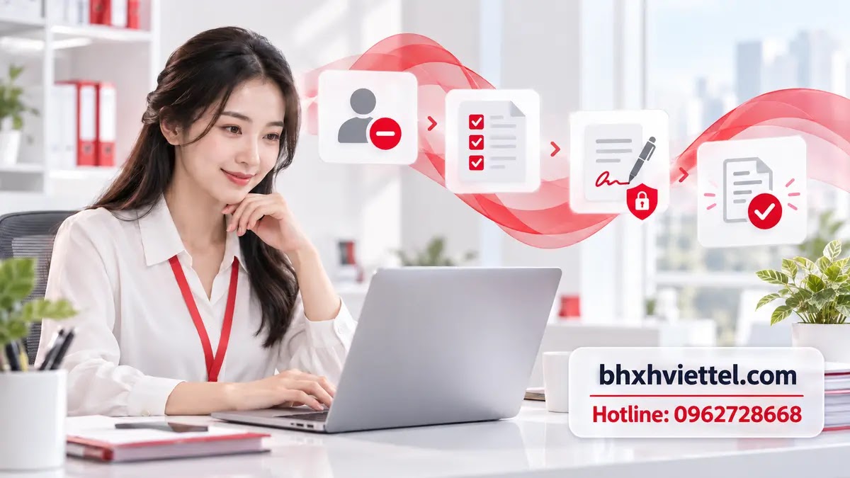 Báo giảm lao động và chốt sổ trên vBHXH Viettel 2026 Hướng dẫn báo giảm lao động và chốt sổ trên vBHXH Viettel năm 2026