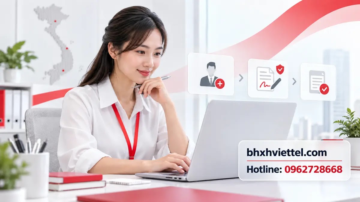 Báo tăng lao động trên vBHXH Viettel 2026 Hướng dẫn báo tăng lao động trên phần mềm vBHXH Viettel năm 2026